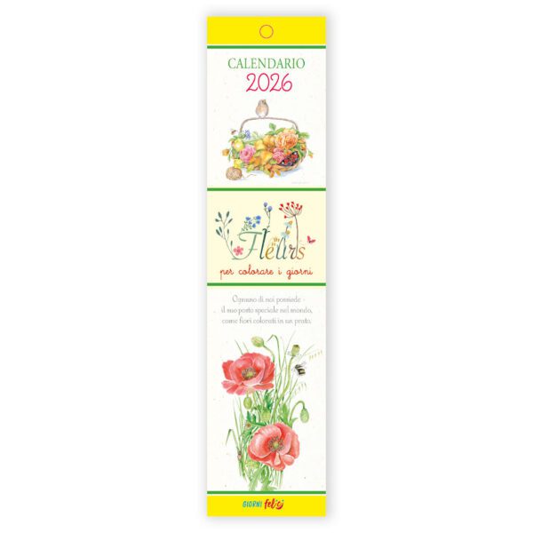 Calendarietto 2026 - Fleur per colorare i giorni