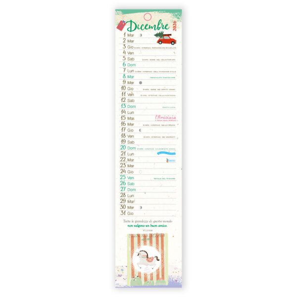 Calendarietto 2026 Amicizia - immagine 2